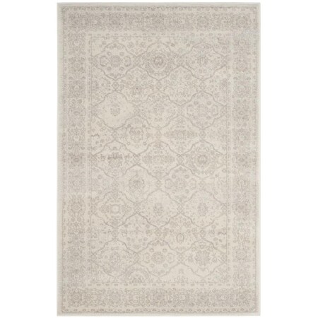 Safavieh 4 x 6 ft. Carnegie Power Loomed Small Rectangle Area RugCream & Light Grey CNG691C-4