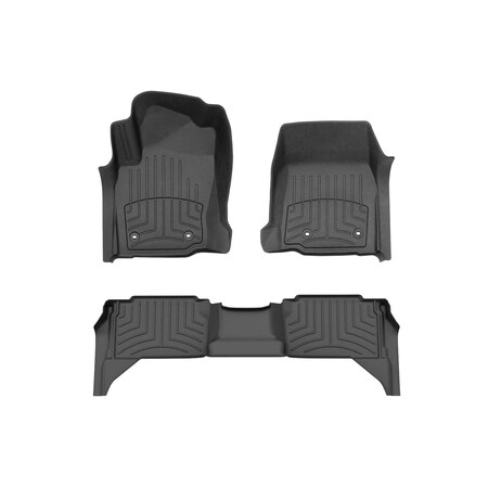 Weathertech Black, Front and Rear FloorLiner HP 4418471-4418463IM