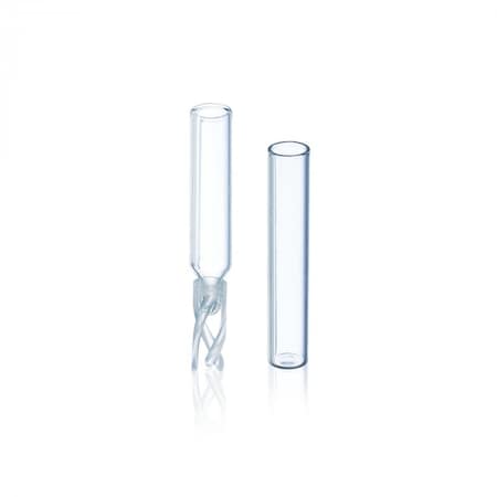 Wheaton DWK Life Sciences (Wheaton) Glass Insert with Top Spring, 0.10 mL, PK200 225255