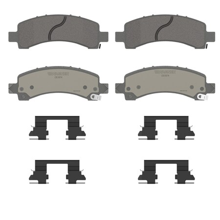 Wagner Brake OEX Rear Disc Brake Pad Set Premium Ceramic, OEX974