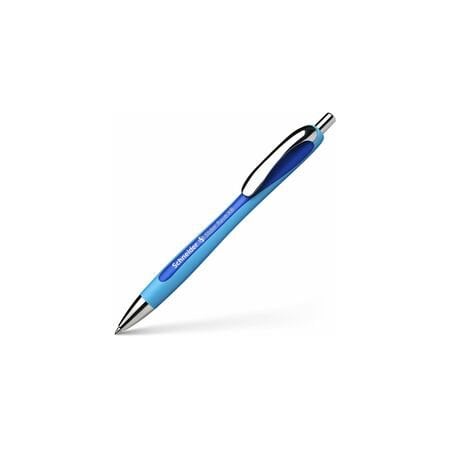 Schneider Electric Rave XB Ballpoint Pen, Retractable, Extra-Bold 1.4 mm, Blue Ink, Blue/Blue Barrel 132503