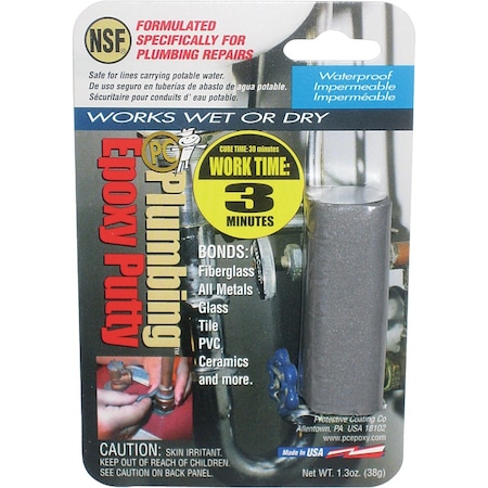 Pc-Plumbing 1.3 Oz. Gray Epoxy Putty 2159