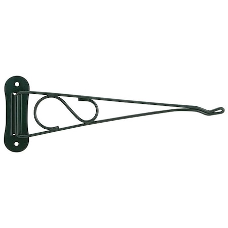 Landscapers Select Planter Bracket, 10-3/8 L, Steel, Forest Green, Wall Mount Mounting GB0223L