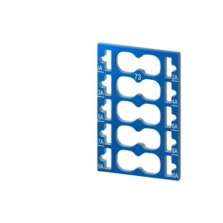 Siemens SIMATIC ET 200SP, 10 color-coded labels Color code CC73, for 10 AUX 6ES7193-6CP73-2AA0