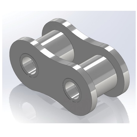 Senqcia Inspire Series SBR 200HRL Heavy Series Single Strand Riv Link, 200H chain, 2.5P, 3.68 OAW, .781 Pin S-200HRL