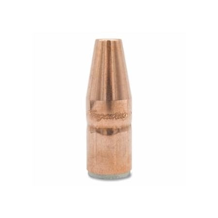 Bernard Air-Cooled Bore Nozzle, Standard-Duty, Slip-On, 3/8 in Bore, Flush, Tapered, Copper, 10PK 360-401-4-38