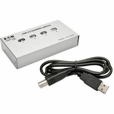 Tripp Lite 4-PORT USB 2.0 HI-SPEED PRINTER / PERIPHERAL SHARING SWITCH U215-004-R