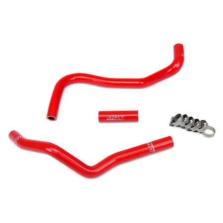 Hps Performance High Temp Reinforced Silicone Heater Coolant Hose Kit, Red,  57-1282-RED