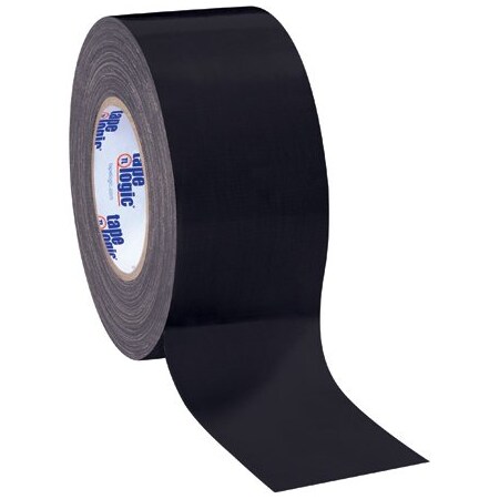 Tape Logic 4'' x 60 yds. Black Tape Logic 11 Mil Gaffers Tape, 12PK T98918B