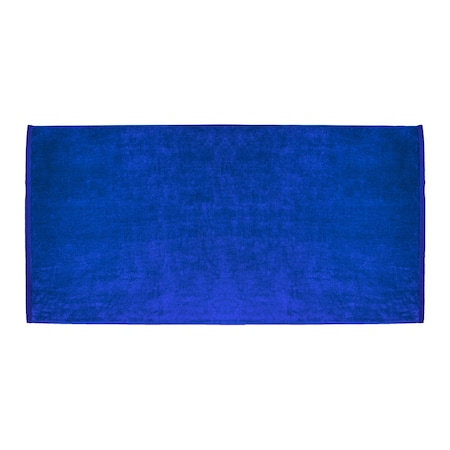 Towelsoft Large Terry Velour 100% Ring Spun Cotton Beach Towel-Royal HOME-BV1108-RYL