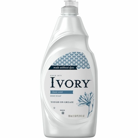 Ivory Dish Detergent, Classic Scent, 24oz Bottle, PK10 25574