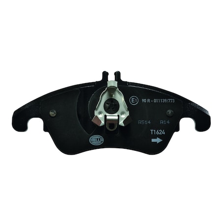 Hella Brake pad set prepared for wear warning indicator T1624 for e.g. MERCEDES-BENZ 355012621