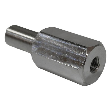 Zoro Select Male-Female Hex Adapter ZTA38EFXM6C-AL