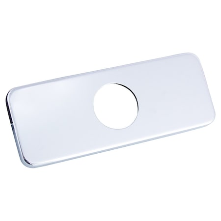 Speakman 4 in Single Hole Deck Plate, Polished Chrome SEF-4DECK