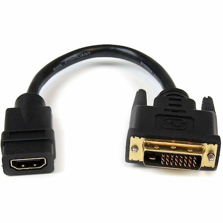 Startech.Com 8IN HDMI TO DVI-D VIDEO CABLE ADAPTER - HDDVIFM8IN