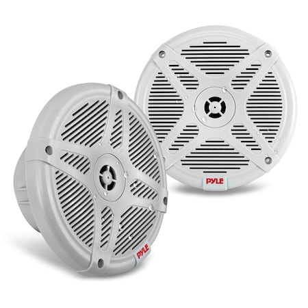 Pyle Pyle 6.5 Inch Marine Speakers - Coaxial 2-Way Waterproof Component Speaker with Wireless RF Streaming PLMRF65SW