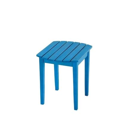 Seatsolutions Oceanic Collection Solid Wood Side Table, Sky Blue SE2690329