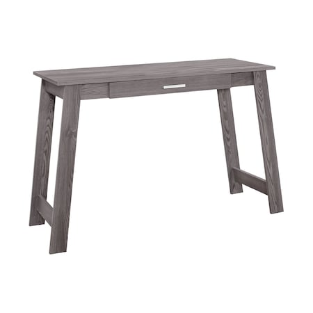 Homeroots 42" Gray Computer Desk 333404