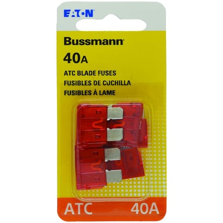Eaton Bussmann Bussmann 40 amps ATC Orange Blade Fuse 5PK BP/ATC-40-RP