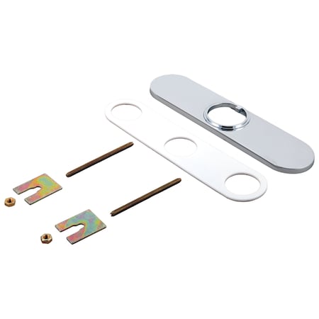 Delta Trinsic Escutcheon & Gasket - 8 in In Polished Nickel RP64070PN