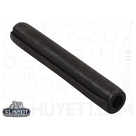 Huyett Coiled Spring Pin, Standard Duty, High Carbon Steel, 10 mm Dia x 65 mm Length SPCM-100-065
