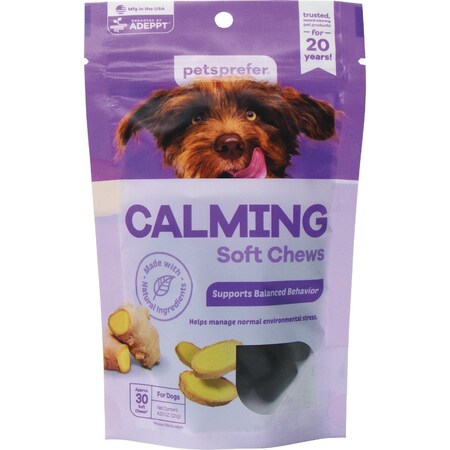 Pets Prefer Calming Soft Dog Chews, 30-Count 99-090