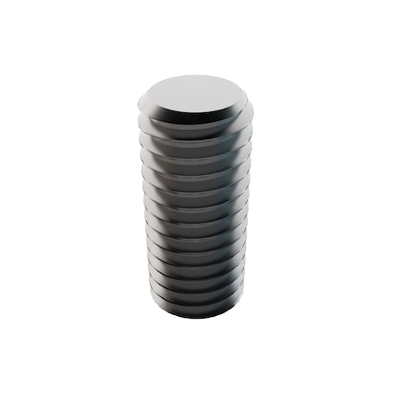 Zoro Select Rod, 7/16"-14, 1 in, Grade 8, 25 PK 2045986