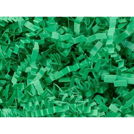 Nashville Wraps Green Crinkle Cut Shredded Paper, 8 oz Bag ZF08GN