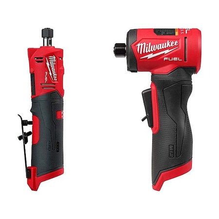 Milwaukee Tool M12 FUEL Straight+Right Angle Die Gridr 2486-20, 3485-20