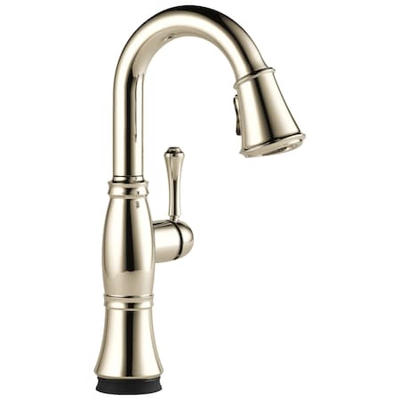 Delta Cassidy Touch2O Bar / Prep Faucet With Touchless Technology In Lumicoat Polished Nickel 9997TL-PN-PR-DST