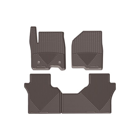 Weathertech Cocoa, Front and Rear All Weather Floor Mats W489CO-W490CO