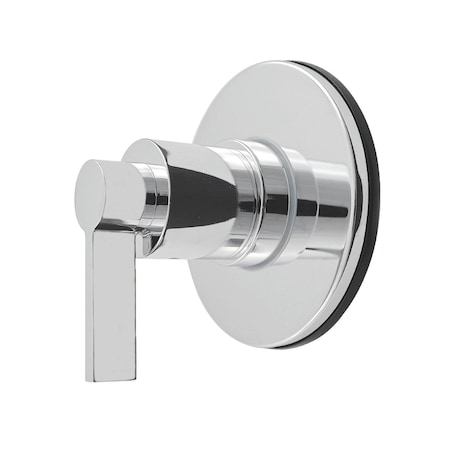 Kingston Brass Single-Handle Six-Way Diverter Valve with Round Trim Kit, Polished Chrome KS4031NDL