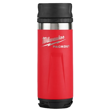 Milwaukee Tool PACKOUT 18OZ INSLD BOTTLE SL Red 48-22-8395R