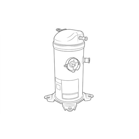 Danfoss 208/230/1ph, R410A Scroll Comp 121L8537
