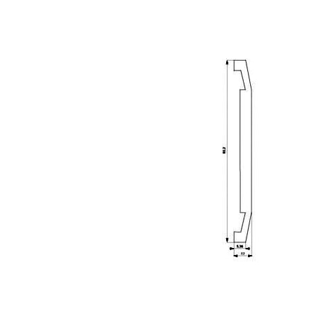Siemens DELTA line titanium white frame 5-fold 5TG2555-0