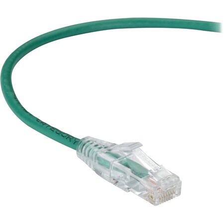 Black Box Slim-Net Cat6A 28-Awg 500-Mhz Stranded Ethernet Patch Cable - C6APC28-GN-05