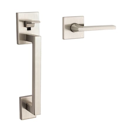 Baldwin Minneapolis Sectional Right Hand Handleset Less Deadbolt Lifetime Satin Nickel Finish 85390056ACRH