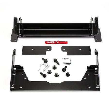 Snow Plow Mount ProVantage Front Kit; Black; Includes Mounting Bracket and Hardware -  WARN, 103050