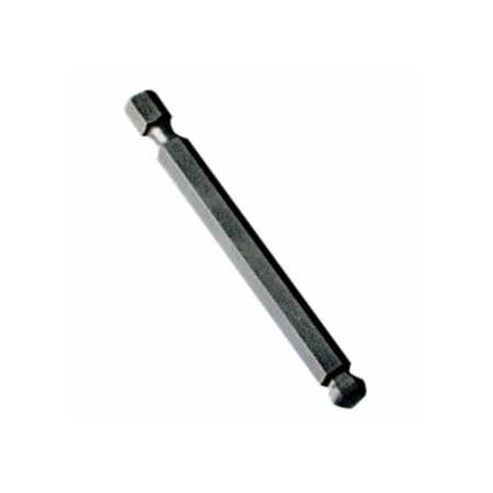 Bondhus Balldriver Power Bit, 4 mm, 1/4 in Drive, 3 in, 10PK 116-10860
