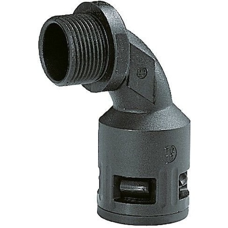 Flexa Gmbh RQB90-M OD 21.2 Thread M25 x 1.5 IP 68 69K 90 Deg Grey 5103.021.025