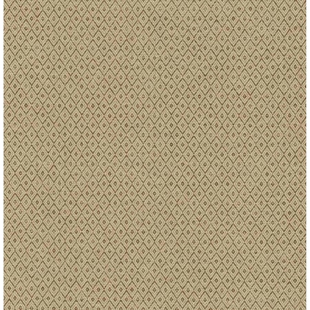 A-Street Prints Hui Beige Paper Weave Wallpaper 2923-88043