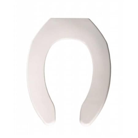 Chesterfield 1055 000  Plastic White Elongated Without Cover Toilet Seat CH1793966