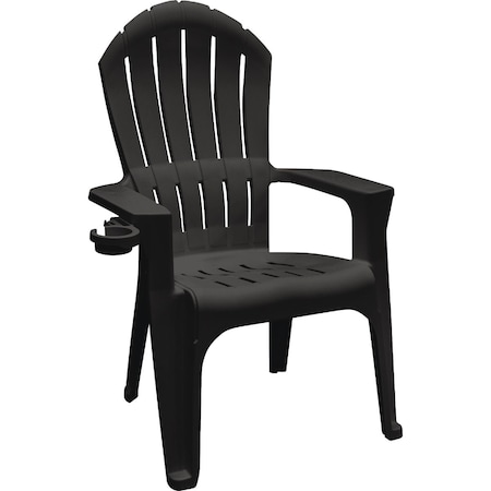 Adams Big Easy Black Adirondack Chair 258407