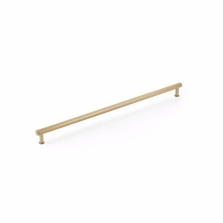 Schaub 24in Center to Center Pub House Knurled Appliance Pull Signature Satin Brass Finish 5024A-SSB