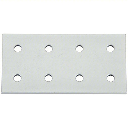 Fath JoiningPlate, Aluminum, Gray, 13/64in, 3in 093EVD76152