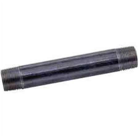 Anvil 1 x 6 in. Black Steel Pipe Nipple - 150 PSI B1754567