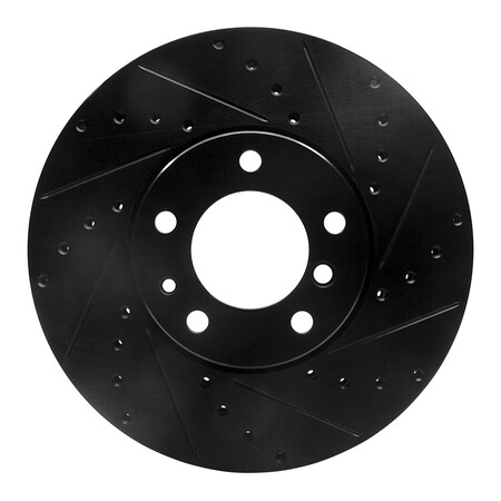 Dynamic Friction Co DFC Brake Rotor - Drilled and Slotted - Black 633-31029R