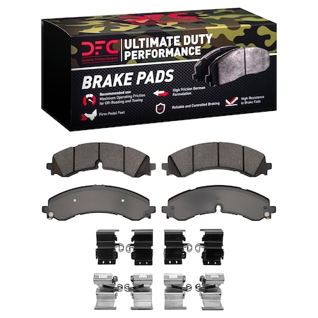 Dfc Ultimate Duty Disc Brake Pad Set,  1400-2250-01