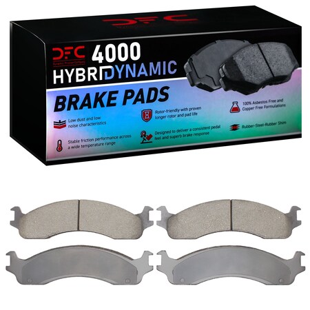 Dynamic Friction Co DFC 4000 HybriDynamic Brake Pads 4000-0655-00
