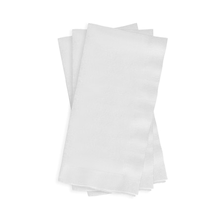 Smarty Had A Party Durable White Paper Dinner Napkins, 600PK 97000-WH-CASE